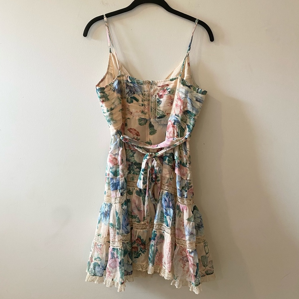 Zimmermann Verity Scallop Short Dress size 2/ US 8 - Picture 8 of 11